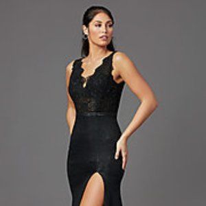 Black Evening/Prom Gown Size 12